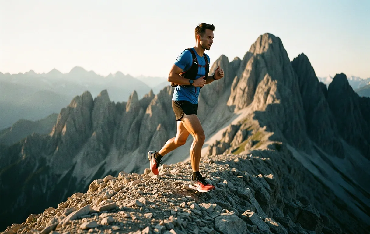 High-altitude alpine environment representing performance endurance